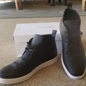 Calvin Klein "Bain Saffiano" Designer Sneaker Shoes, Mens Size 11